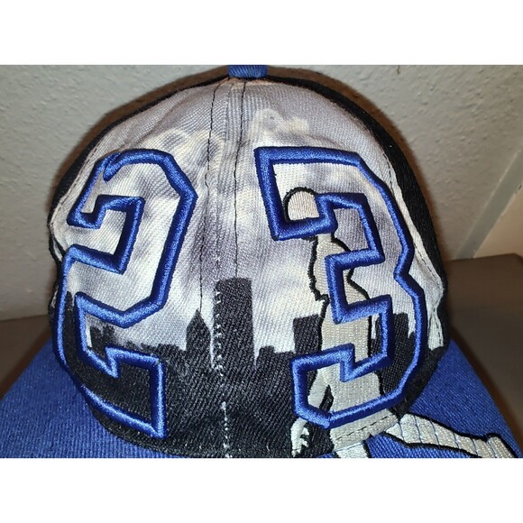 Greatest 23 Chicago MJ Alt Hook Up Blue Black Skyline Era Snapback Hat Cap USA - Picture 8 of 14